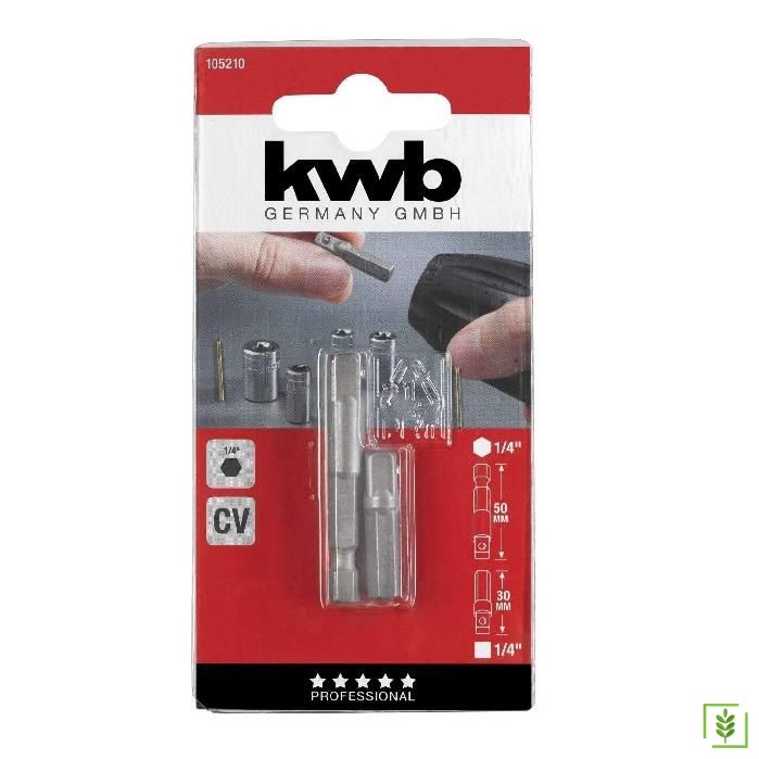 Kwb 105210 Lokma Adaptör Seti 2 Parça 30 ve 50 mm
