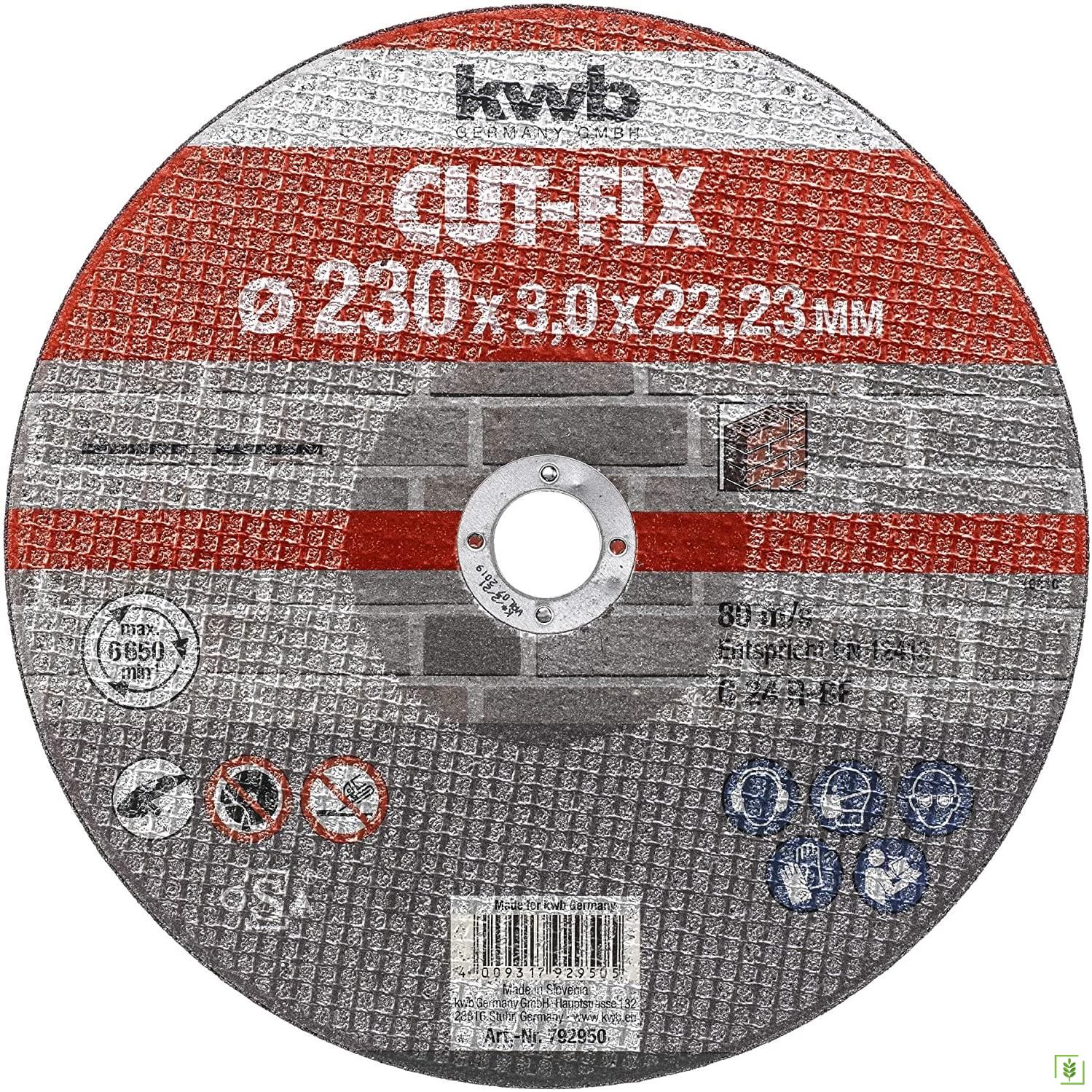 KWB 792950 Flex Taşı Mermer Kesici Disk 230 X 3 X 22 mm