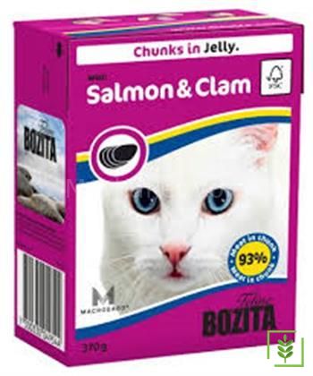 Bozita Tahılsız Salmon Clam Somonlu Kedi Konservesi 370 Gr
