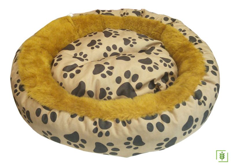 Kedi Köpek Yatağı Simit Yatak 55*12 cm Kahverengi