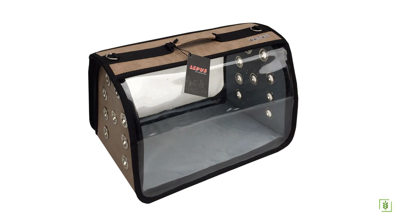 Lepus Flybag Kedi Köpek Taşıma Çantası Kahverengi 25*35*40 cm