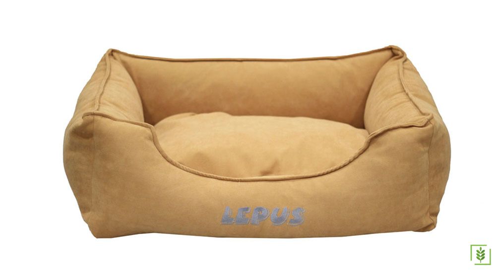 Lepus Soft Sarı Köpek Yatağı Small 40x25x55 cm