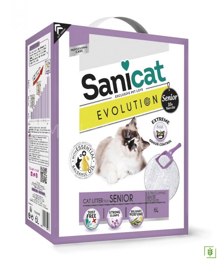 Sanicat Evolution Senior Kedi Kumu 6 litre İlanı TARIMDAN